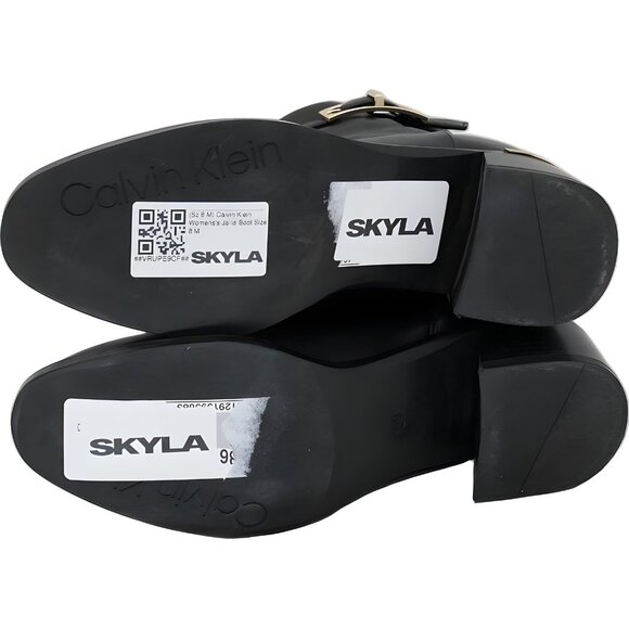 Calvin Klein Women's Jallis Black Ankle Boots Size 8 M - Picture 6 of 6